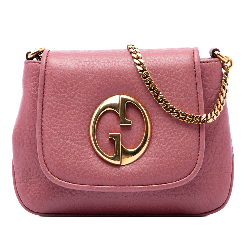 Pre-Loved Gucci Small Calfskin 1973 Chain Crossbody
